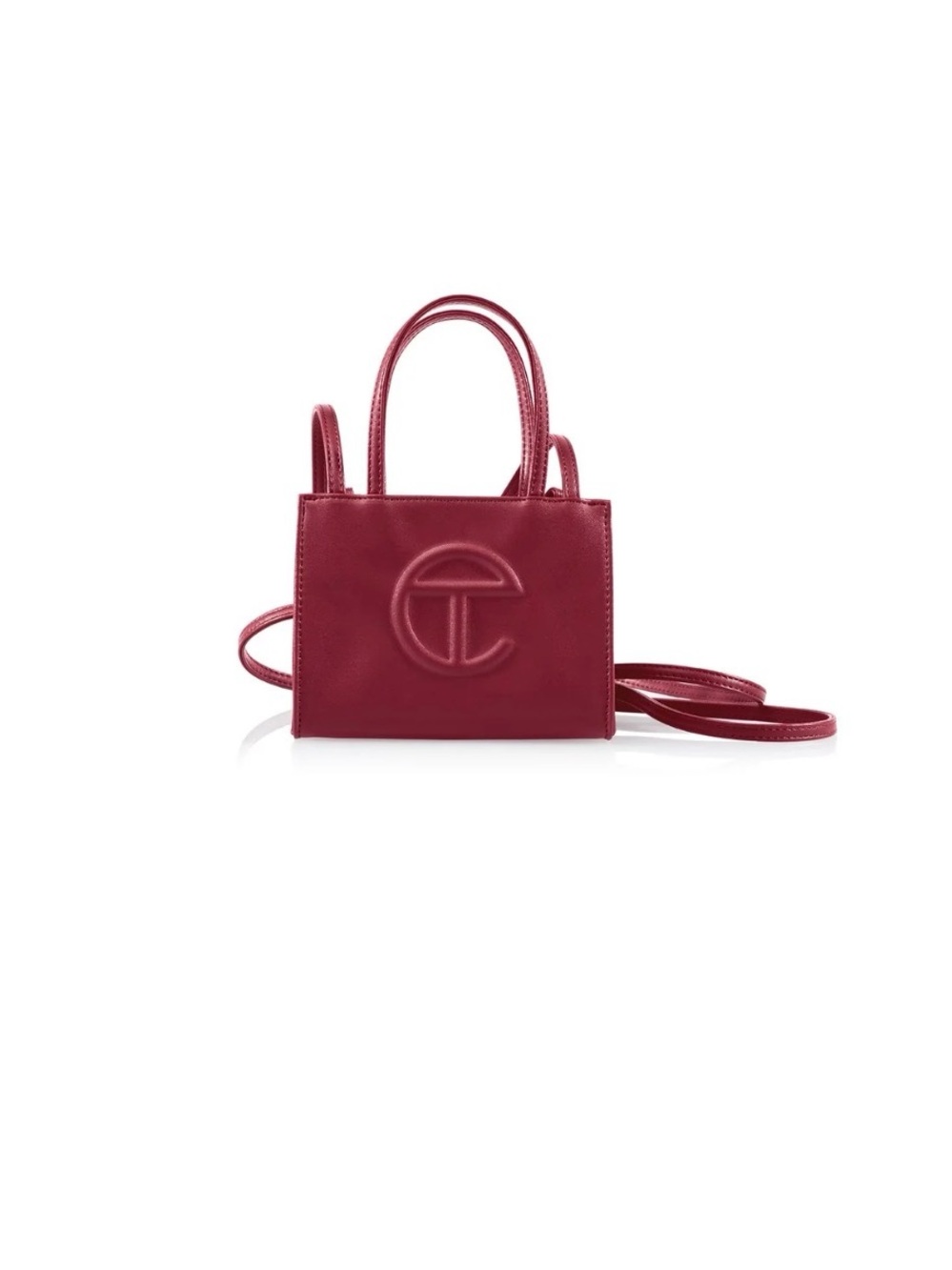 Telfar Mini Shopper Small Shopping Bag - Oxblood